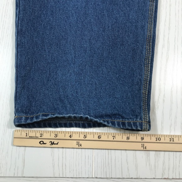 Cabelas Outdoor Gear Carpenter Jeans Men 44x29 Blue Denim Cotton Work Lot Of 2 - Picture 8 of 16
